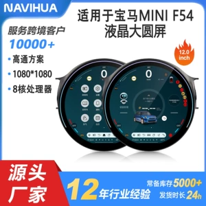 BMW Mini/Mini F54/F60/R56/R60 böyük dairəvi ekranlı avtomobil radiosu və naviqasiyası üçün