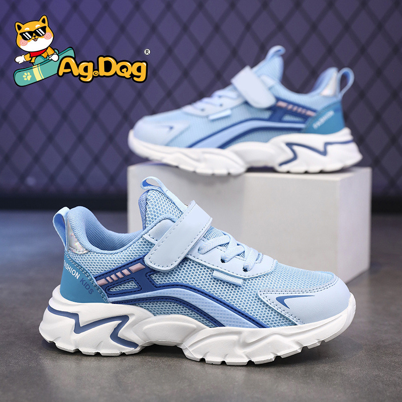 Ag.Dog Boys' Shoes 2024 Summer Mesh Breathable Children's Sports Shoes for Big Kids Lightweight Non-slip Running Shoes