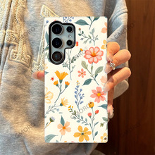 菲林二合一手机壳三星S25小众花花S24防摔全包保护套S23女TK爆款