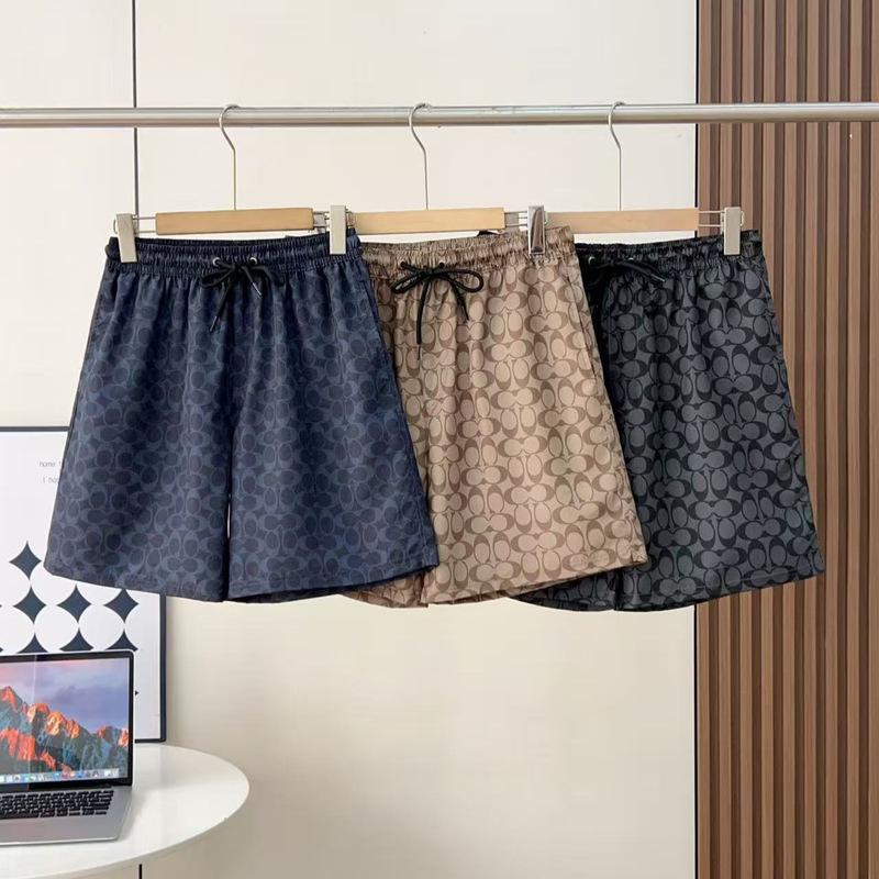 Ch Koujia C Classic Monogram Full Print Woven Sports Men's Shorts Summer American Style Men's Casual Shorts