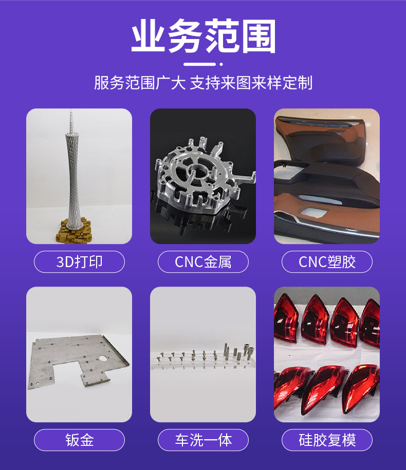 3D Printing Service Model Cnc Cnc Processing Silicone Replica Small Batch Production Sheet Metal Model Industrial Design