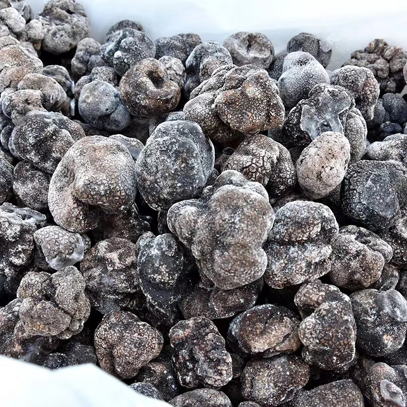 Black truffle frozen black truffle boar mushroom black truffle sauce ingredients hotel frozen black truffle 3-5 cm