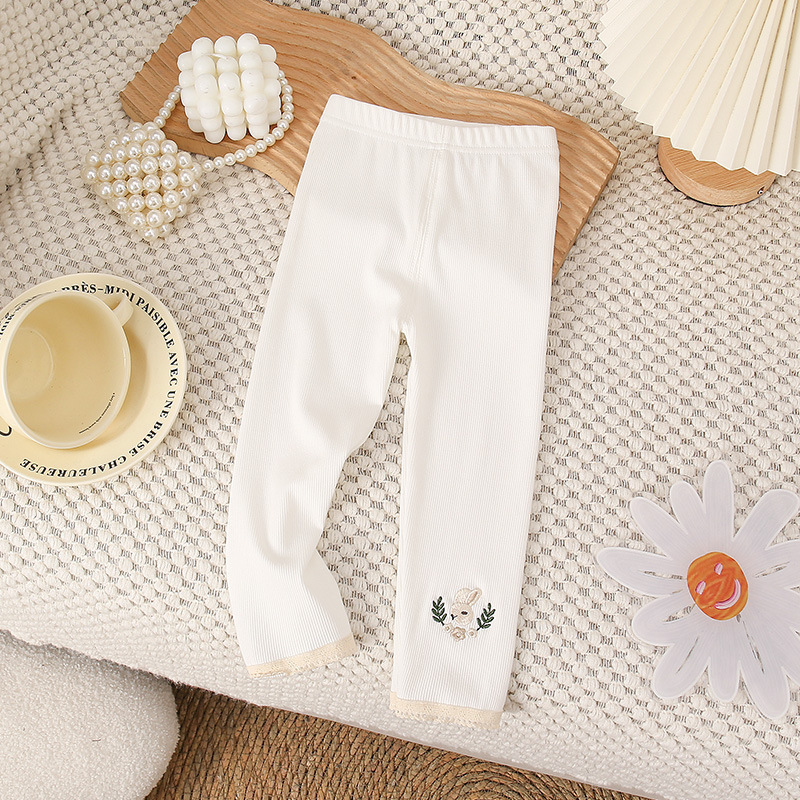 2026 niñas primavera y otoño leggings nuevas niñas bebés de otoño ropa infantil pantalones de otoño versátiles