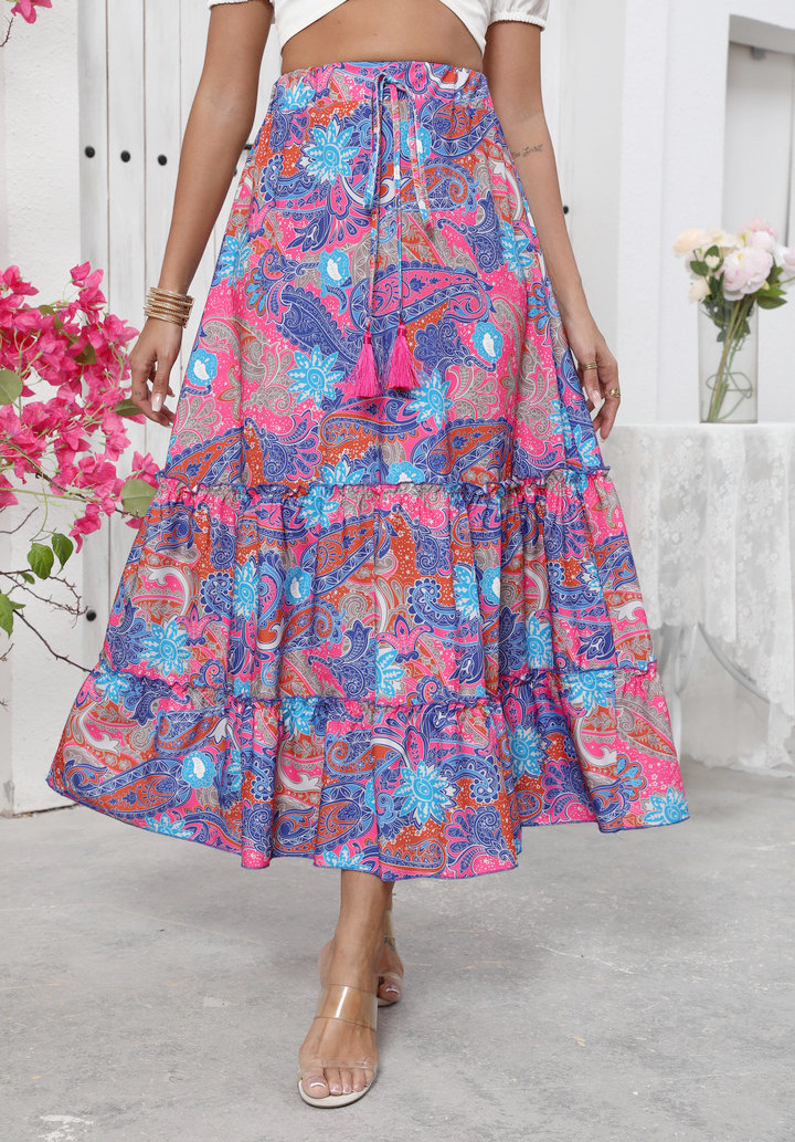 Cross-border Foreign Trade European And American Women's Clothing 2025 Summer Bohemian Beach Holiday Style Large_ecoleips.com
