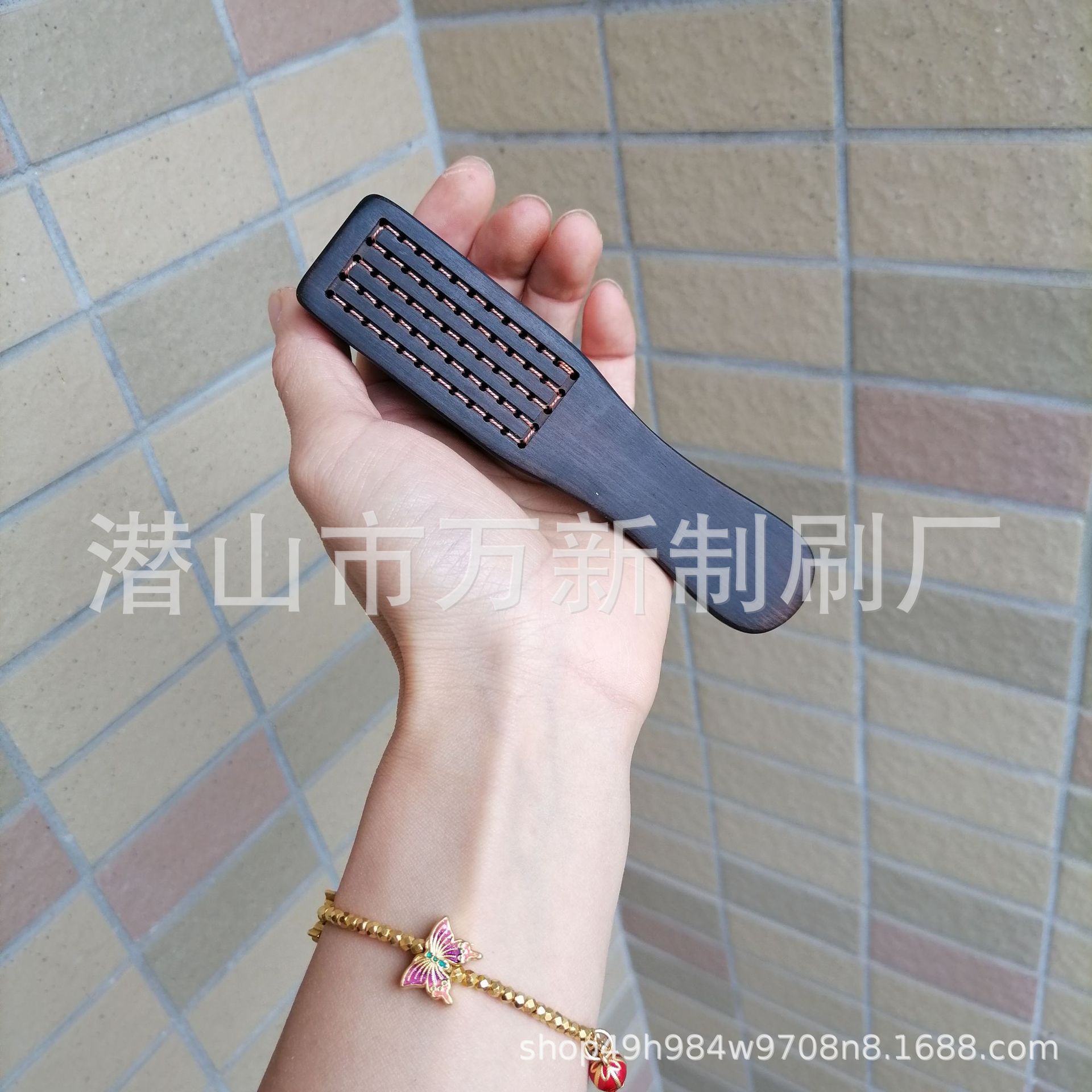 便携款文玩刷核桃金刚刷子包浆上色提亮刷杜邦丝猪鬃刷子