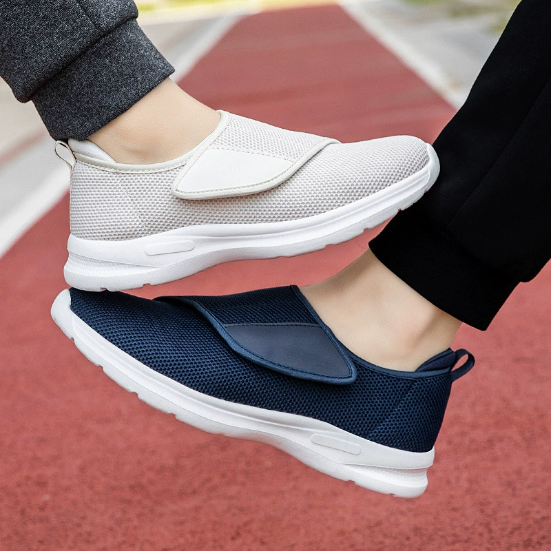 Весенне-летняя свободная женская обувь для мам, легкая и дышащая обувь для пожилых людей, повседневная прогулочная обувь для мужчин среднего и пожилого возраста, трансграничная пара обуви