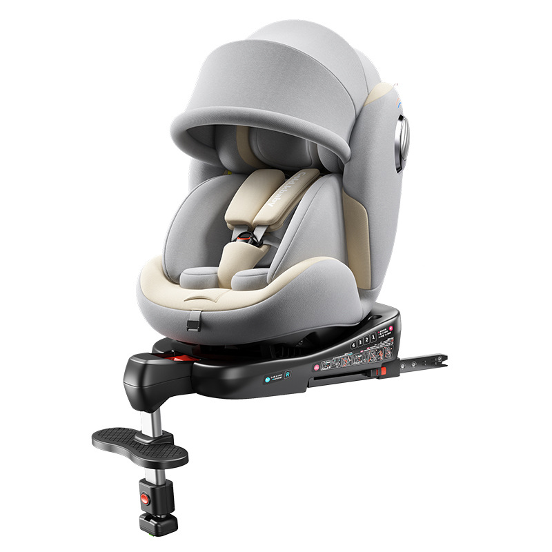 Cross-Border Factory Direct Supply Wholesale Car Kids Safety Seat 0-12 Years Old Baby Stroller with Sit, Lie and Rotate