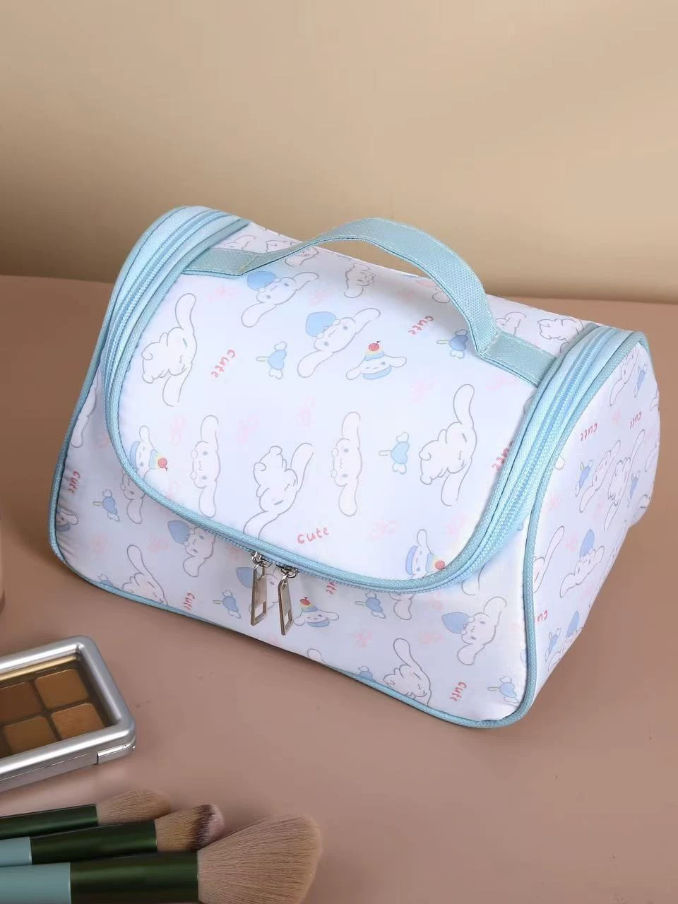 Sanrio, capacious cosmetic bag, high quality handheld storage system