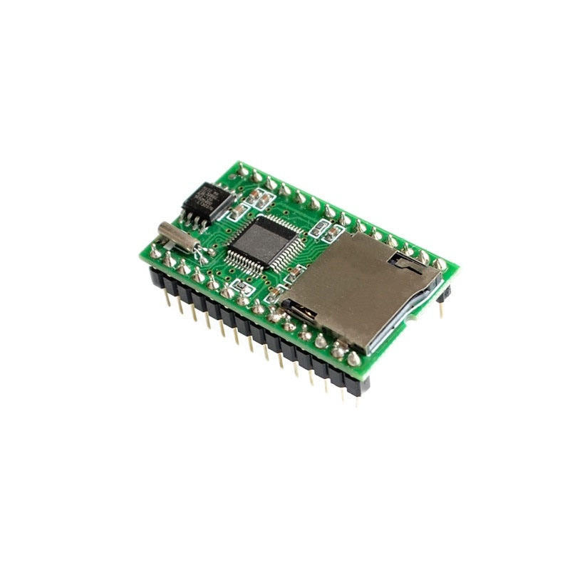 WT5001M02-28P模块 MP3模块 串口语音模块 高音质模块32m