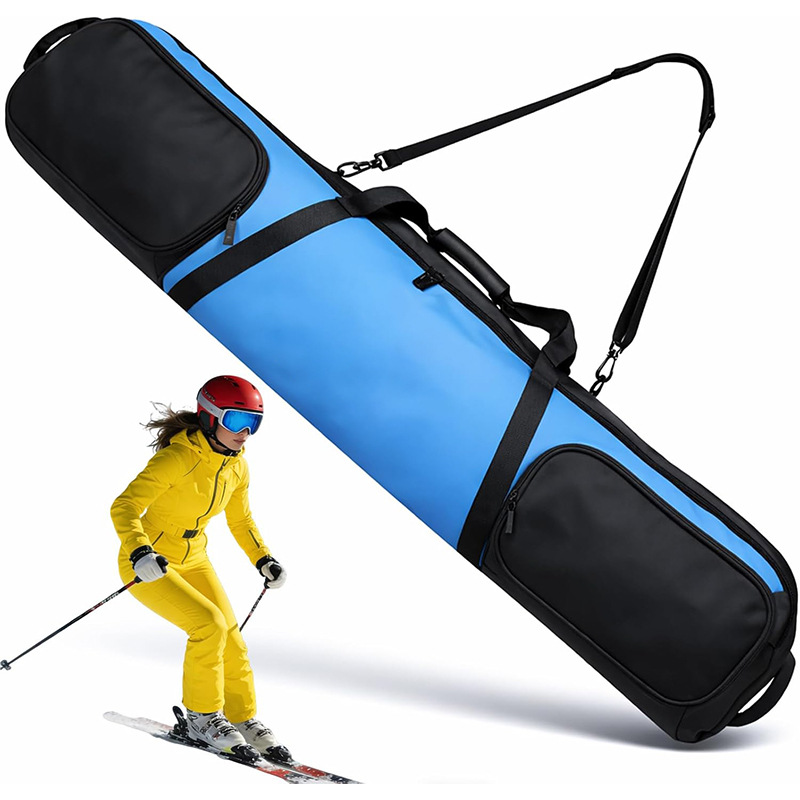 Manufacturer-Customized Snowboard Bag, Waterproof and Wear-Resistant, Long Ski Storage Bag, Single-Shoulder Cross-Body Ski Bag