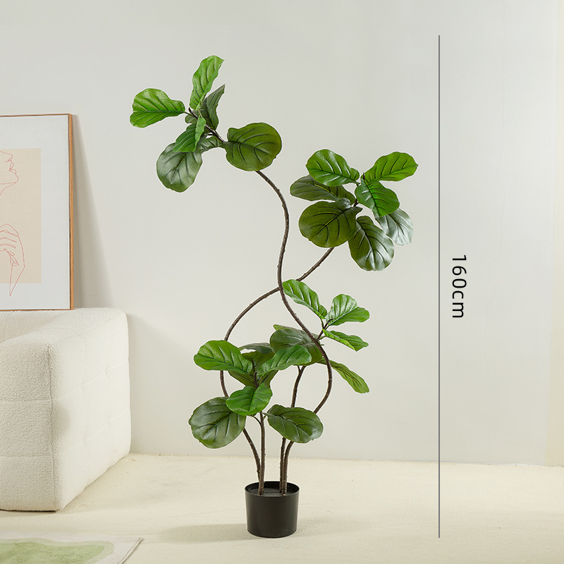 Simulación de plantas verdes, sensación de alta calidad, piano, banyan, plantas de interior grandes, adorno en maceta, sala de estar, decoración biónica, bonsái