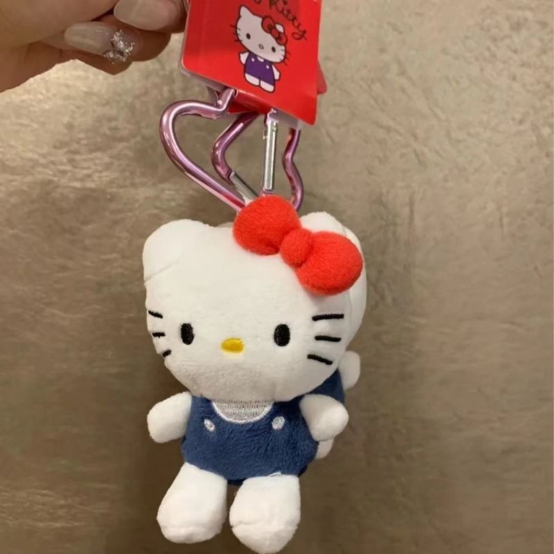 黒と白のラブバックル kt 人形ペンダント ジョングユと同じスタイルのかわいい人形ペンダント女の子ぬいぐるみ KT 猫キーホルダー|undefined