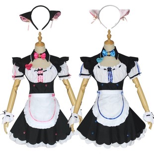 Chocolate and vanilla cat Niang paradise cos clothing chocolate vanilla cosplay clothing maid clothing