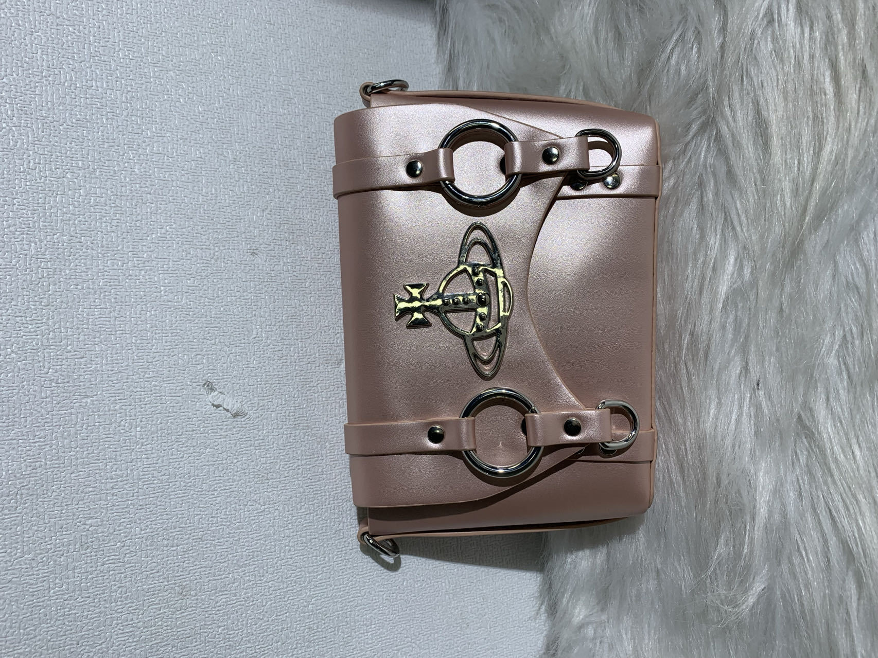 진주 빛 분말 우체부 (더블 링)