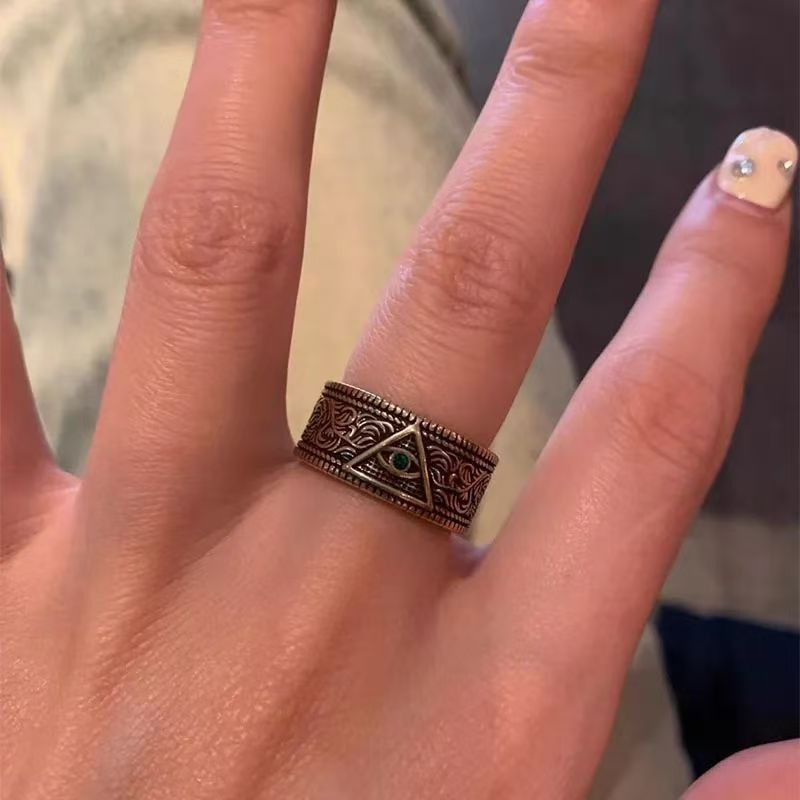 Bronze Devil's Eye Ring