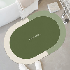 Bathroom diatom mud floor mat non-slip soft pad absorbent pad toilet door bathroom toilet carpet foot mat