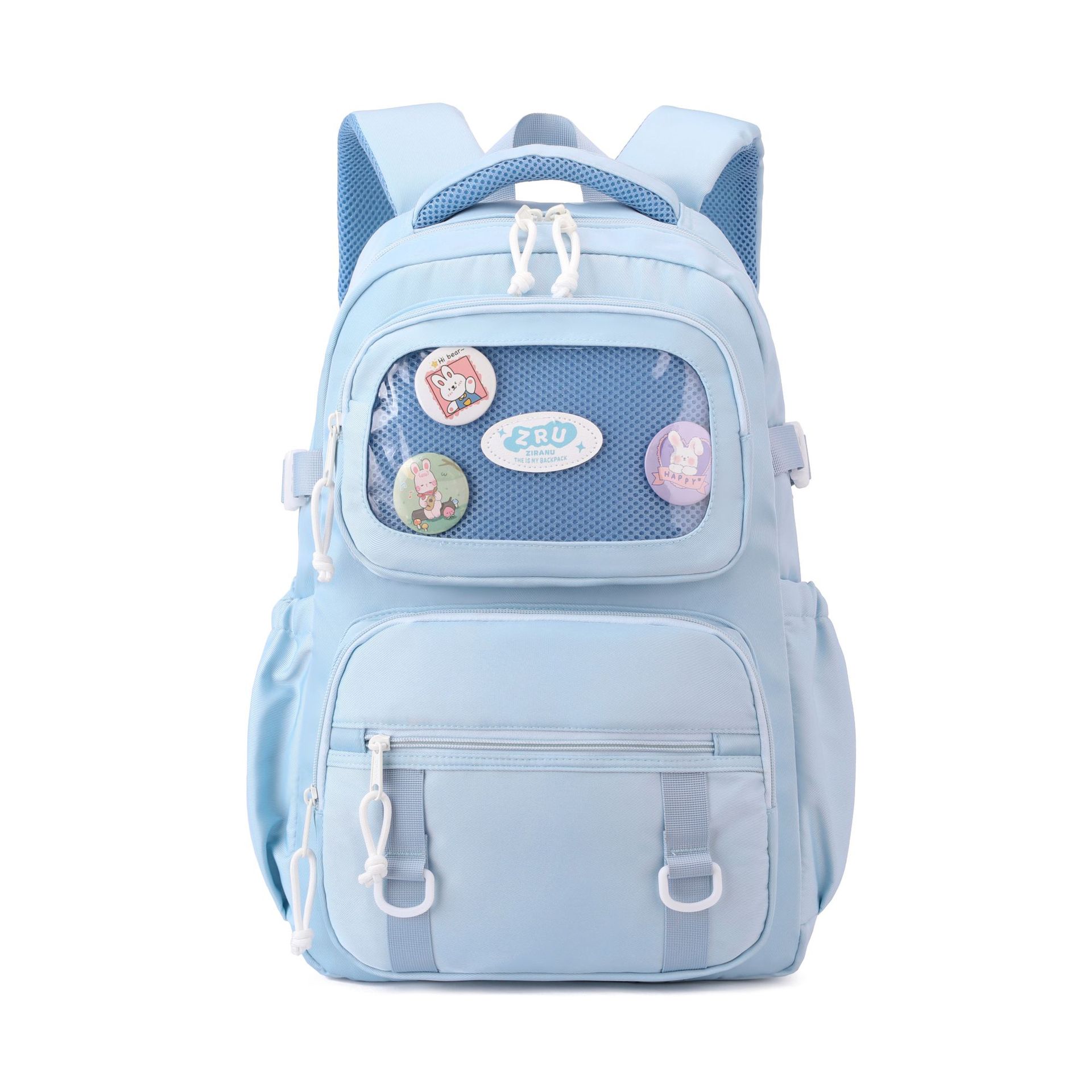 Mochila de pescado natural para estudiantes de primaria, mochila de hombro para niños de grado 3 - 6