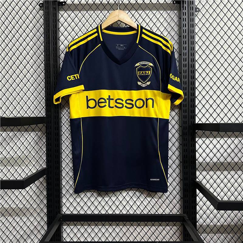 adidas x Boca Juniors 2025/26 Home 120th Anniversary Jersey Navy Blue