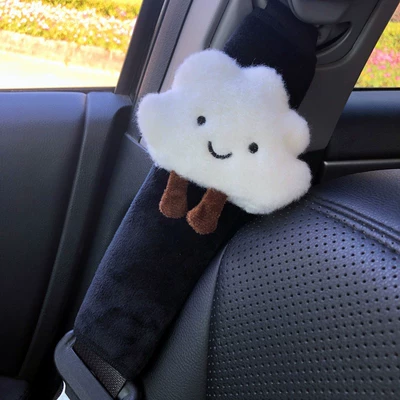 Seat belt shoulder pad — children's safety belt holder not