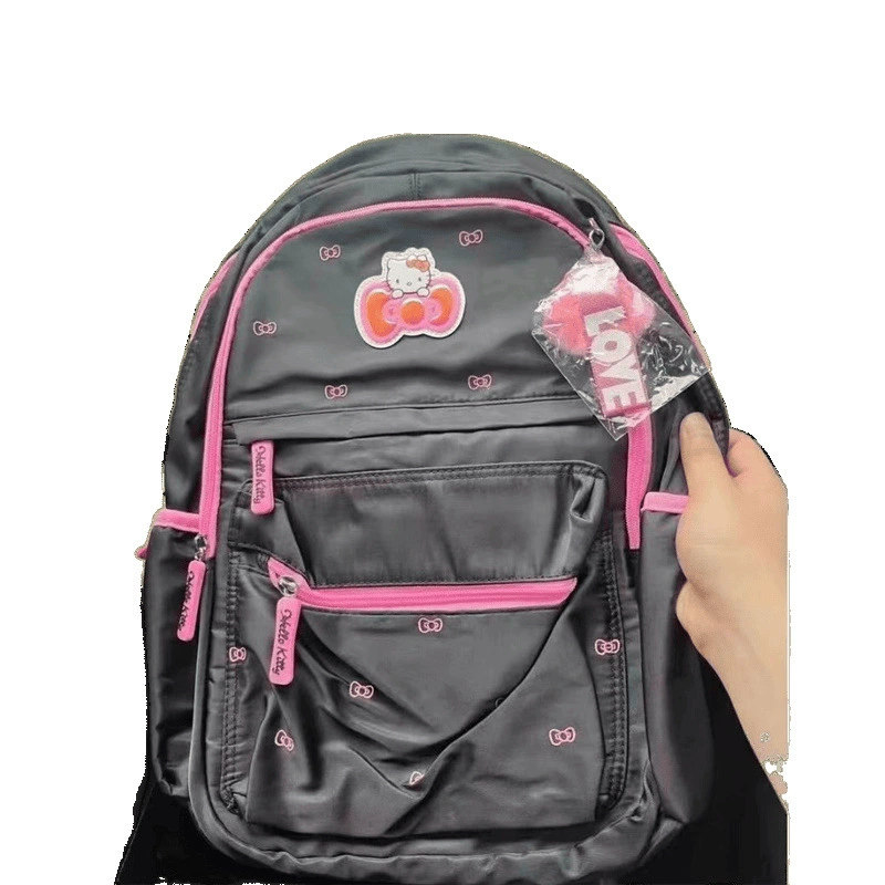 Hello Kitty, мятный рюкзак, сумка, для подростков, для учащихся