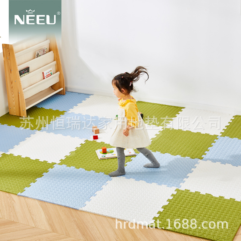 Patrón de la hoja 30 * 30pe espuma empalme alfombra del piso dormitorio sala de estar gimnasio tatami travieso Castillo alfombra del piso