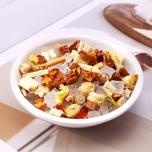 Bamboo cane grass root snow pear tea no-cook triangular bag sugar cane water chestnut Cantonese sugar water sweet tonic autumn children's herbal tea