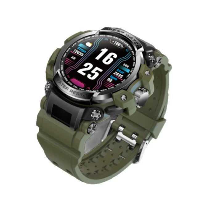 Умные часы Dafit 2023 LC16 с Bluetooth, звонки, уличные, защита от влаги/пыли/ударов, мониторинг пульса
