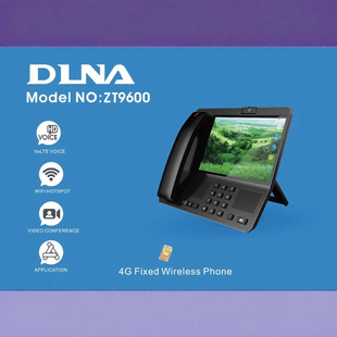 4g Plug-In Card Android Smart Video Phone Office Sip Network with Automatic Recording Landline Phone