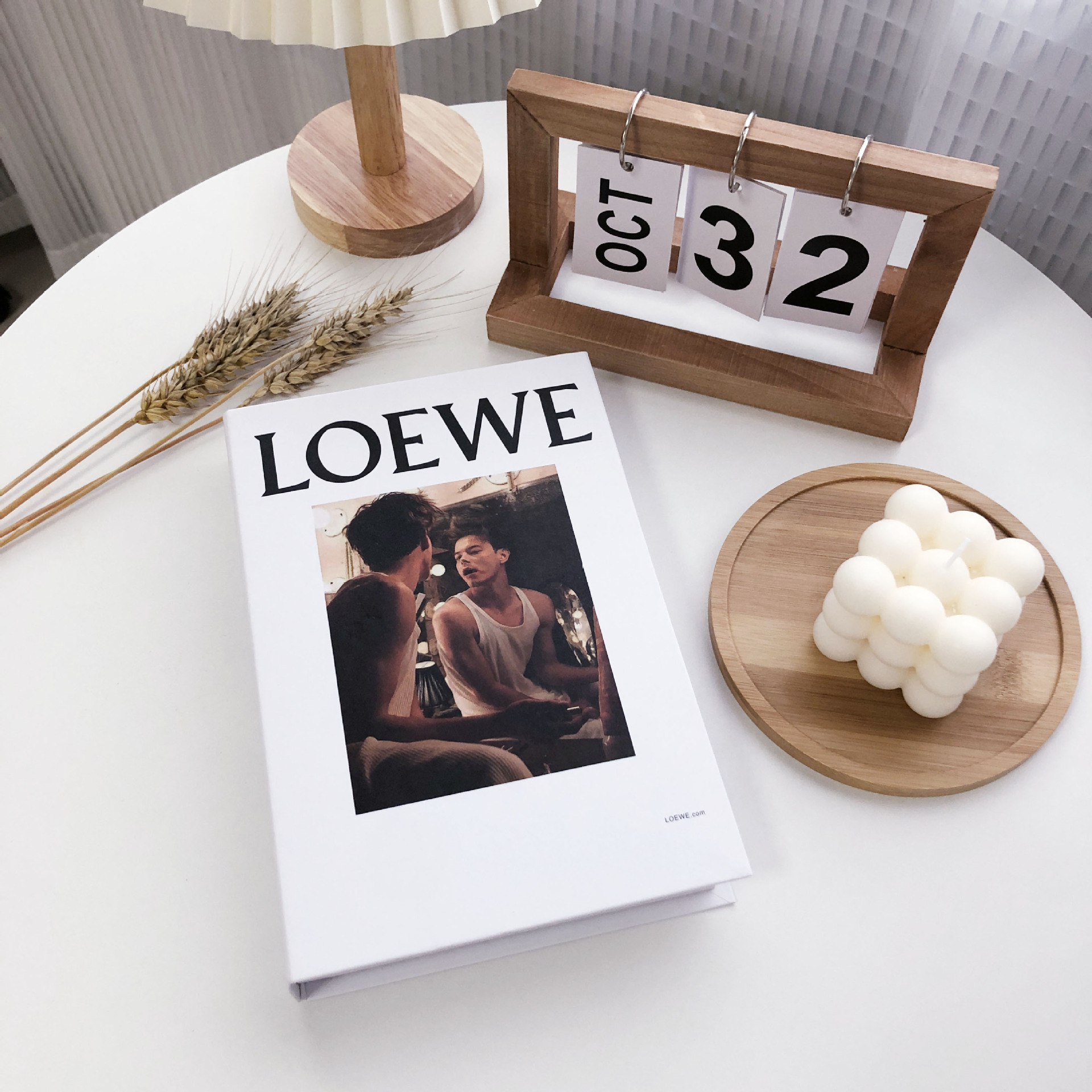 Libros falsos plegables estilo nórdico/INS, props de fotografía, decoración suave, muestra de fábrica