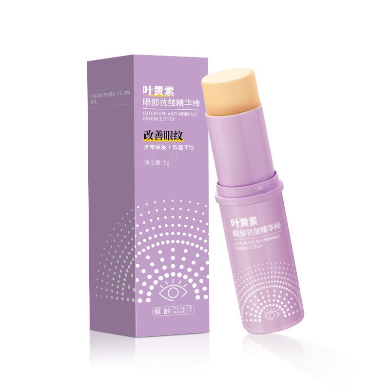 Lutein Eye Anti-Wrinkle Essence Stick Firming Hydrating Moisturizing Brightening Skin Moisturizing Liquid Cream for Men and Women