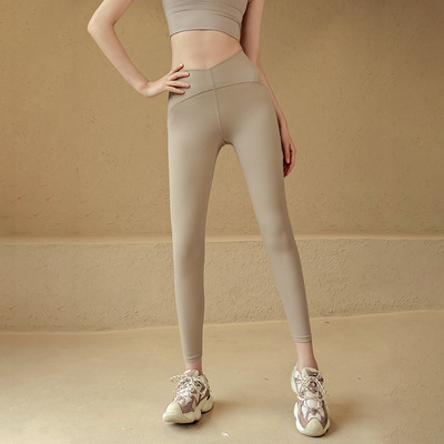 Yoga suit Autumn and winter Paige Hip Sports pants Quick drying Tight fitting Elastic force run major train Bodybuilding trousers