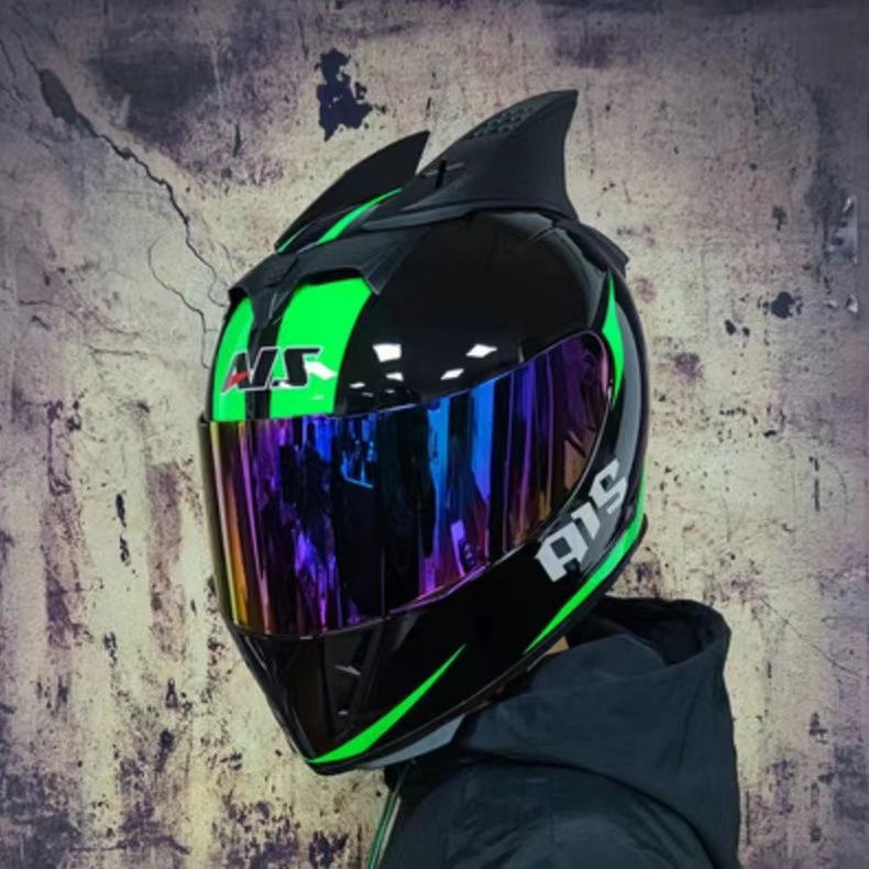 녹색 칼날/컬러 거울+뿔