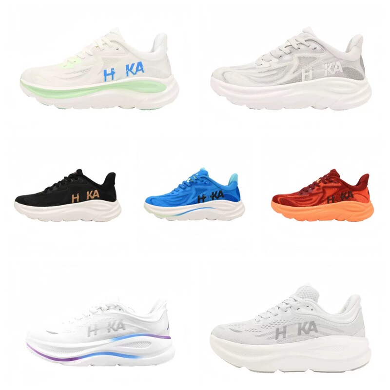 Putian Bondi 9 Off-Road Cushioning Bondi9 Sports Shoes One Running Shoes Wide Last Comfortable Men's and Women's Breathable Shoes Couple Models