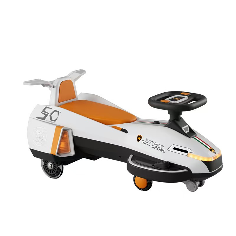 Avión eléctrico para niños carro de torsión bebé de 3 años regalo anti lateral carro de rol para adultos se puede sentar en carro de juguete de cuatro ruedas