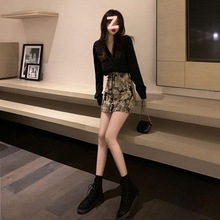 2025年新款女初秋装减龄赫本轻熟御姐风时尚半身裙洋气质两件套装