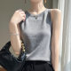 With a suit! Women's Round Neck Camisole Summer Sweater Thin 2025 New Slim-Fit Base Top