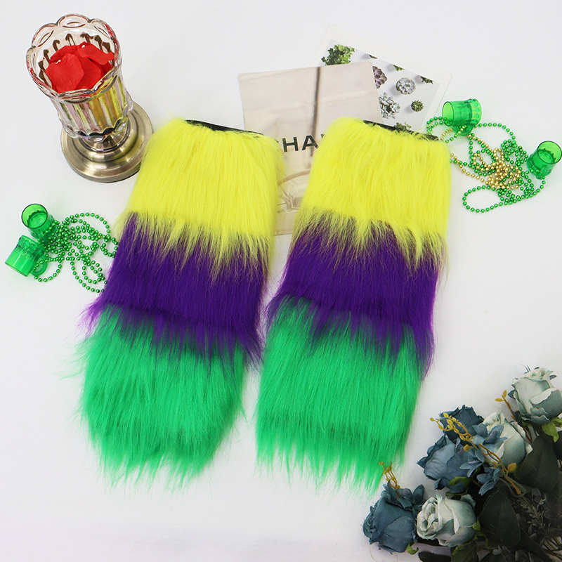 Explosiones transfronterizas de carnaval correa de pelo tricolor plumas buckle bandera falda set fiesta accesorios de maquillaje