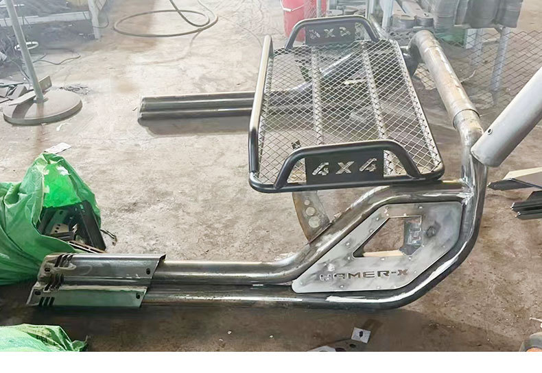 Great Wall Cannon Hilux Hilux Revo Vigo Pickup Truck Double-Barrel Gantry with Basket Roll Cage Guardrail