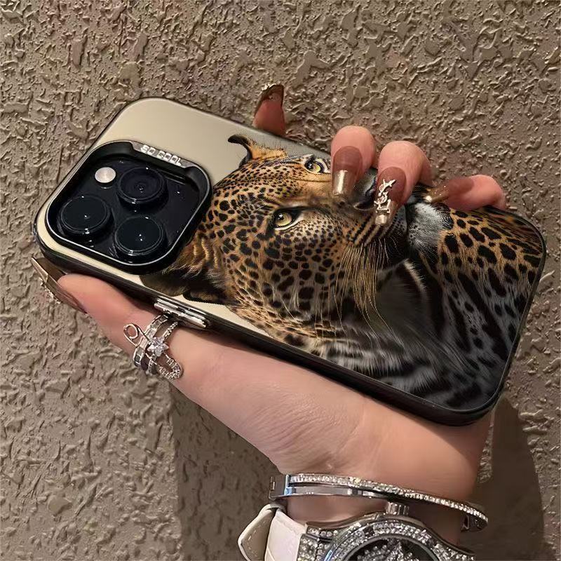 Nuevo leopardo adecuado para iPhone 16 funda para teléfono móvil Apple 15promax/14 hombres y mujeres de moda 13pro12 Europa y América 11