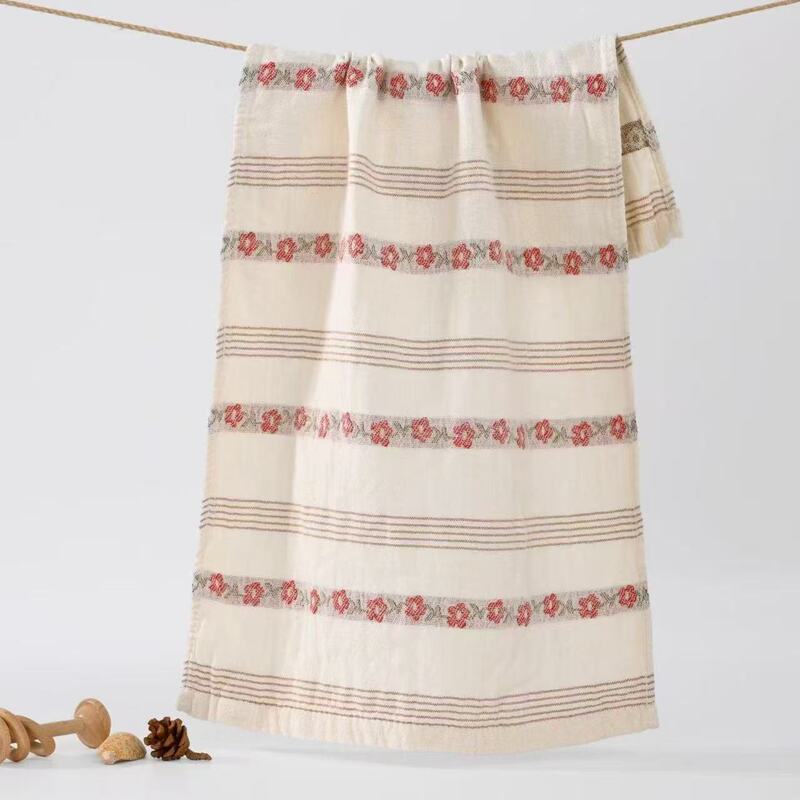 Hemp adult bath towel, vintage pastoral style, ins Korean-style hemp bath towel, French-style hemp bath towel 75*150 Hemp adult bath towel, vintage pastoral style, ins Korean-style hemp bath towel, French-style hemp bath towel 75*150
