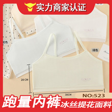 【一口价】晖婷523#新款舒适冰丝提花面料少女成长期文胸