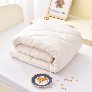 Kindergarten class a soybean quilt children's quilt feather silk quilt 120*150cm spring and autumn quilt core four seasons universal