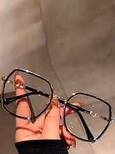 Y 73606 Wide Frame Pink Glasses Glasses �����̰��۾� ר