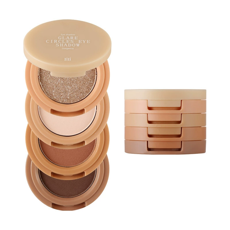 xixi Complex eye shadow, nail sequins, matte face blush, silhouette correction, earth tones