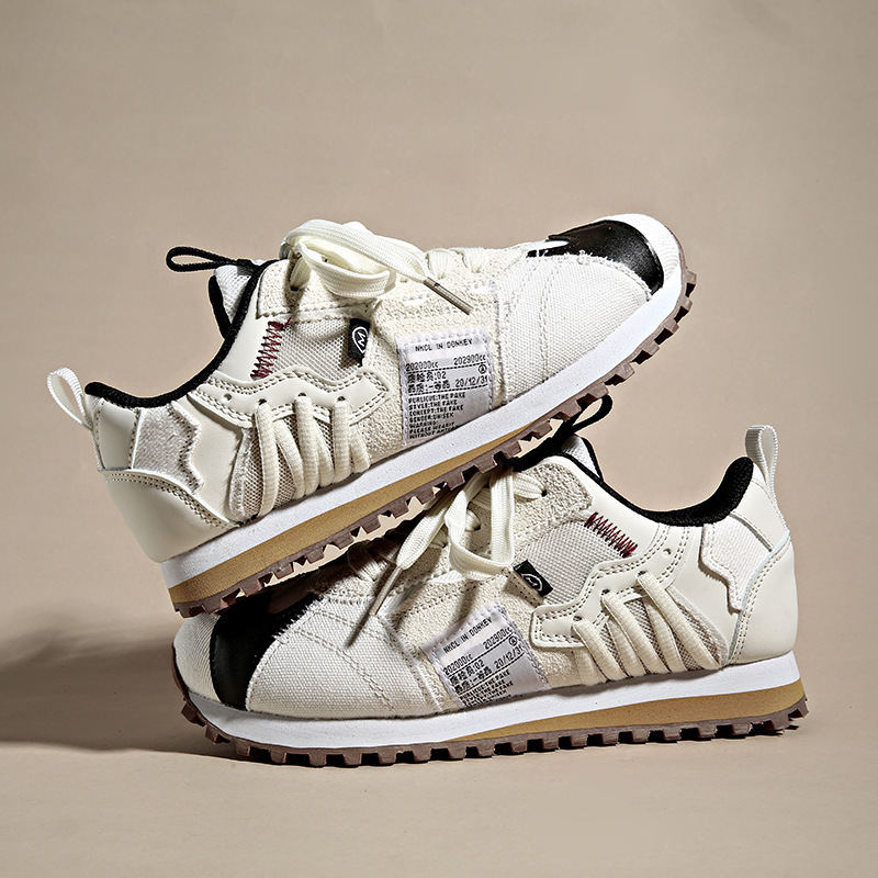 Niche Waffle Retro Forrest Gump Shoes Women's 2022 Winter New Casual Shock Absorbing Jogging Shoes ins Trendy All-match Sneakers Niche Waffle Retro Forrest Gump Shoes Women's 2022 Winter New Casual Shock Absorbing Jogging Shoes ins Trendy All-match Sneakers