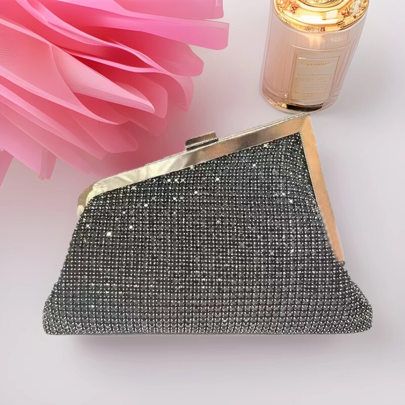 2025 New Women's Clutch Bag with Rhinestones, Full of Diamonds, Bright Diamonds, Xiyin Shein Single Shoulder Crossbody Bag, Fashionable and Versatile