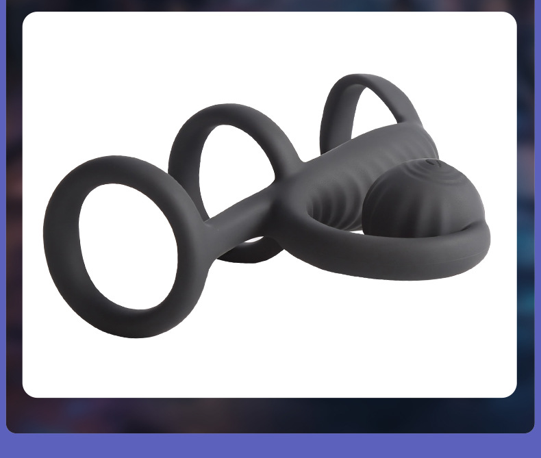 Remote-Control Scorpion Vibrating Double Cock Ring with Triple Locking Fit — detail image 20