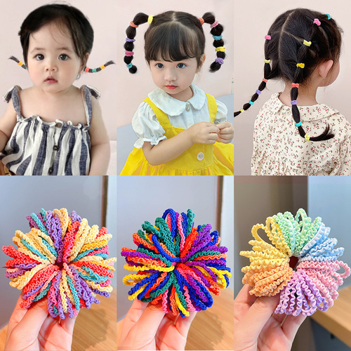 Children's rubber band baby hair tie rubber band hair accessories little girl's hair rope girl's high elasticity does not hurt hair hair tie