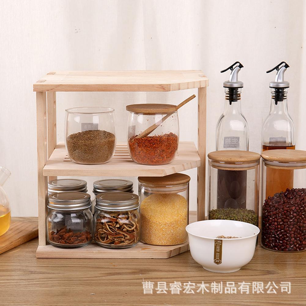 Kitchen table multi -layer seasoning supplies Slood sorting the…