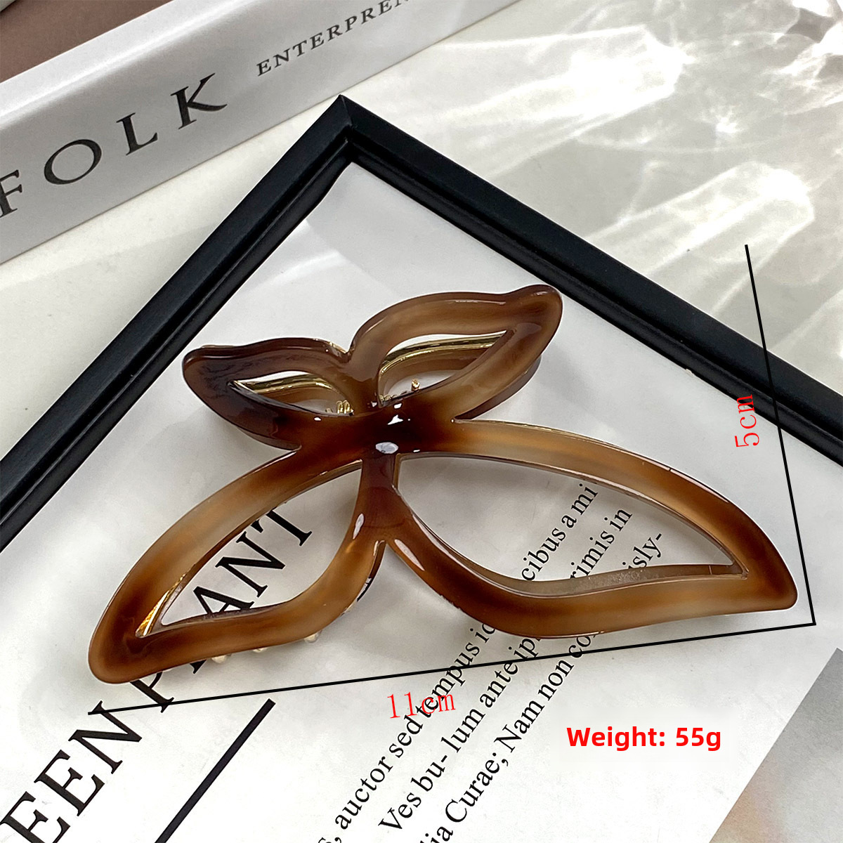 Elegante vlinder haarclip voor dames haarstyling accessoire_voghion.com